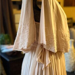 Free People Sylvia Beaded Wrap Dress